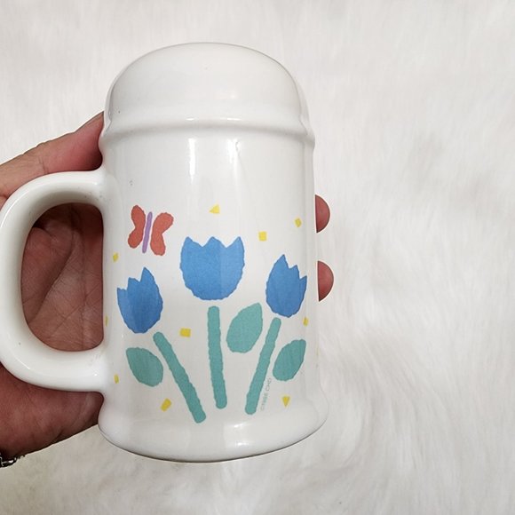 New Avenues garden faire large ceramic vintage salt & pepper shakers Floral - Picture 4 of 8